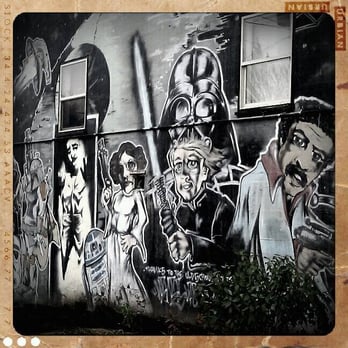 Star Wars Mural - Public Art Near Me - Olympia, Washington