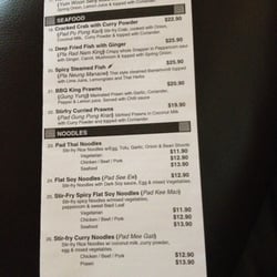 Siam Kitchen - Menu