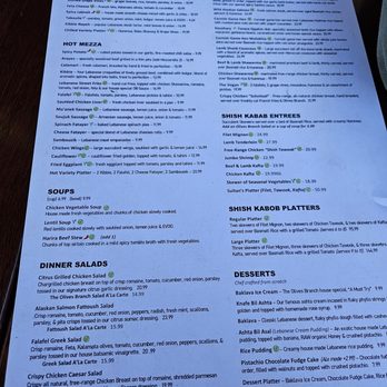 The Olives Branch - Menu - Mediterranean Near Me - San Juan Capistrano, California The Olives Branch - Menu - Mediterranean Near Me - San Juan Capistrano, California