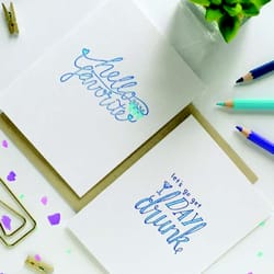 Bunny Bear Press - Letterpress greeting card for best friends