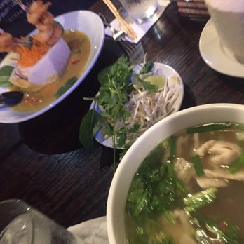 Blu Basil Wine & Grill - Chicken soup and coconut curry - Vietnamese Near Me - Lafayette, Louisiana