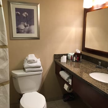 Holiday Inn Bakersfield - Updated, well set up bathroom :) - Hotels Near Me - Bakersfield, California