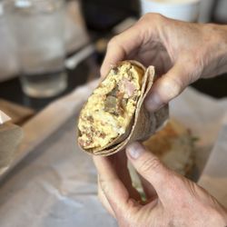 Jolly Bean Cafe - The first responder burrito. Delicious!