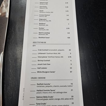 Row 34 - Seaport - New American Near Me - Boston, Massachusetts