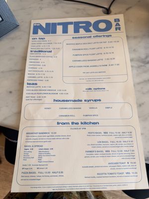 Menu photo 1 The Nitro Bar Newport, RI Menu photo 1 The Nitro Bar Newport, RI