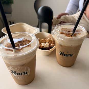 Haru - Cookie butter latte and smores bar. Both delicious - Coffee & Tea Near Me - Buena Park, California Haru - Cookie butter latte and smores bar. Both delicious - Coffee & Tea Near Me - Buena Park, California