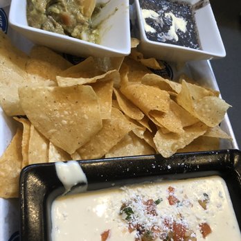 Dave & Buster's Louisville - Dip Trio- stale chip, and the brown guacamole.. the cheese dip was lumpy too. - Arcades Near Me - Louisville, Kentucky