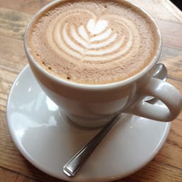Now that is some decent latte (mocha) art. Now that is some decent latte (mocha) art.