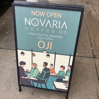 Novaria Coffee - Sign outside - Coffee & Tea Near Me - Pittsburgh, Pennsylvania