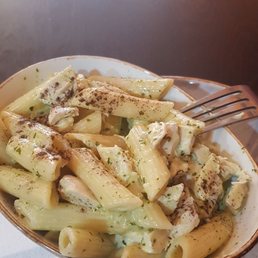 Stephen's special, creamy chicken pesto pasta $10 Stephen's special, creamy chicken pesto pasta $10