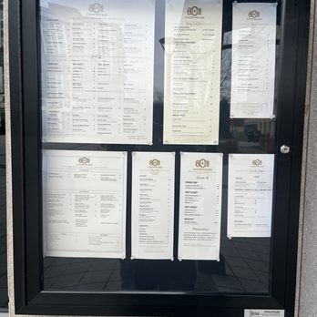 801 Chophouse - Menu displayed outside for public viewing - Steakhouses Near Me - Tysons, Virginia 801 Chophouse - Menu displayed outside for public viewing - Steakhouses Near Me - Tysons, Virginia