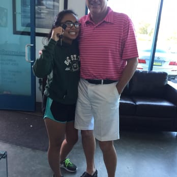 ELease Returns - Aj and Joe with keys in her hand - Used Car Dealers Near Me - San Ramon, California