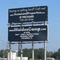 Waldo's Camp on the Colorado River - This is the sign I keep seeing of him!