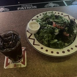 House Salad And Well Whiskey