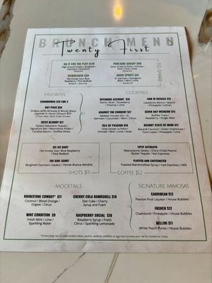Menu photo 2 Twenty First Nashville, TN Menu photo 2 Twenty First Nashville, TN
