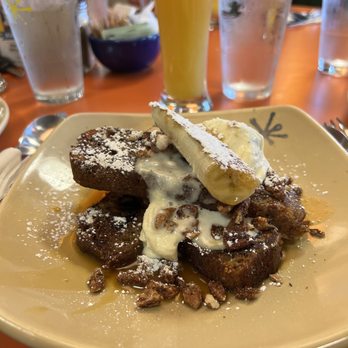 Snooze, an A.M. Eatery - Banana bread French toast - Breakfast & Brunch Near Me - Nashville, Tennessee