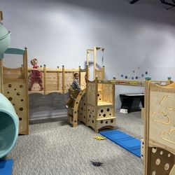 Monkey bars and slide