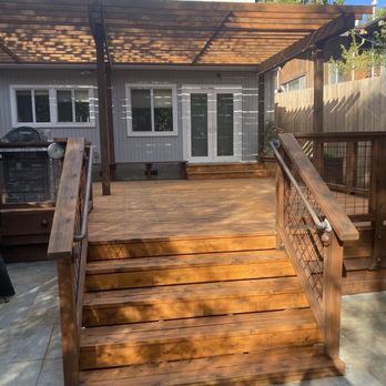 Decks By Woodmasters - Refinished deck - Fences & Gates Near Me Decks By Woodmasters - Refinished deck - Fences & Gates Near Me