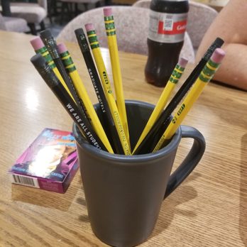 Poindexter Coffee - Sharpened pencils on every table. 30 years ago, this would have been where I would have studied. - Coffee & Tea Near Me - Iowa City, Iowa Poindexter Coffee - Sharpened pencils on every table. 30 years ago, this would have been where I would have studied. - Coffee & Tea Near Me - Iowa City, Iowa