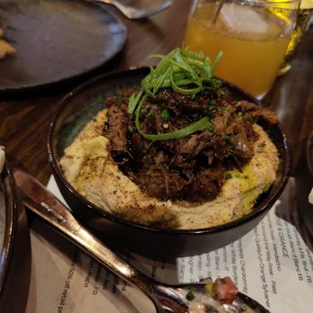 Sparrow + Wolf - Oxtail hummus. Bomb - New American Near Me - Las Vegas, Nevada Sparrow + Wolf - Oxtail hummus. Bomb - New American Near Me - Las Vegas, Nevada