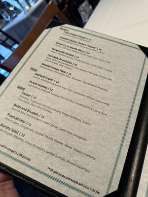 Menu photo 8 Kincaid Grill Anchorage, AK