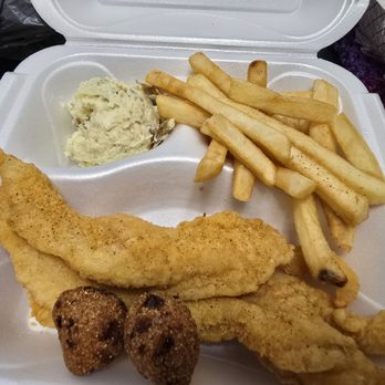 Annunciation Catholic Church - Friday fish fry during lent. Fried fish with hush puppies, potatoes salad and french fries. - Churches Near Me - Kiln, Mississippi Annunciation Catholic Church - Friday fish fry during lent. Fried fish with hush puppies, potatoes salad and french fries. - Churches Near Me - Kiln, Mississippi