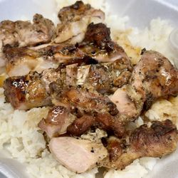 Bus Stop Grill - Double Box Bourbon Chicken  @ColumbusFoodDude
