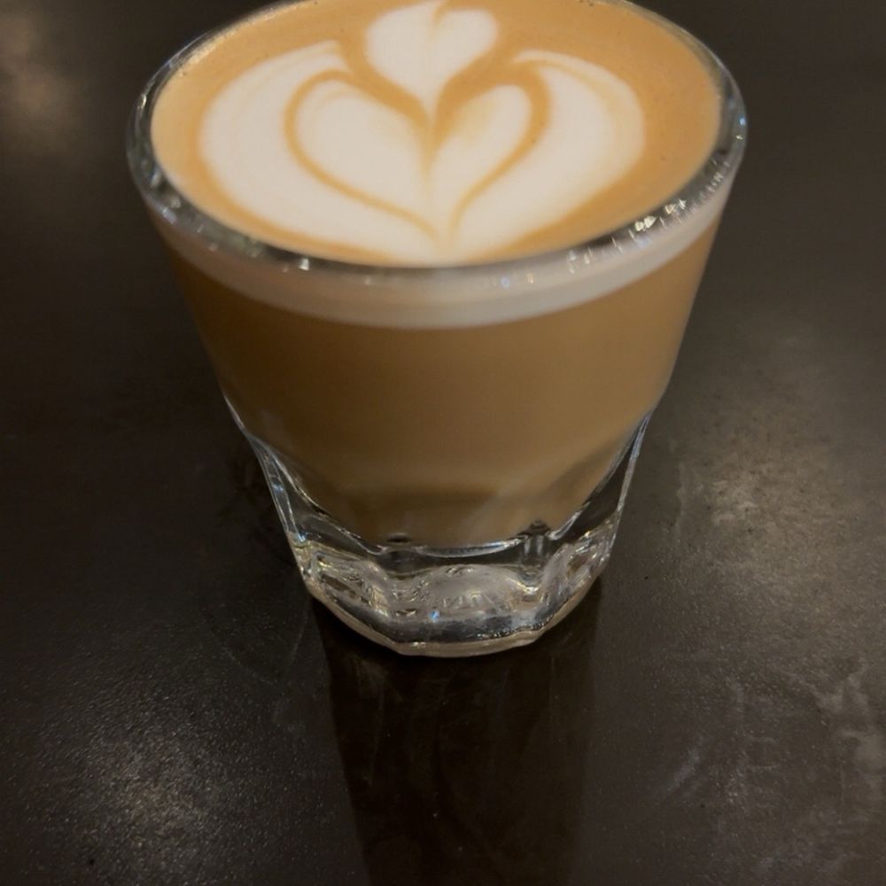 Pina Colada Cortado. An excellent example of the many  unique coffee options and experiences available here.