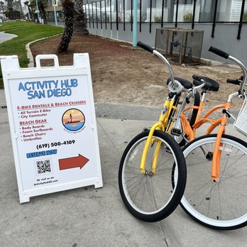 Activity Hub San Diego - Beach cruiser rentals! - Beach Equipment Rentals Near Me - San Diego, California Activity Hub San Diego - Beach cruiser rentals! - Beach Equipment Rentals Near Me - San Diego, California