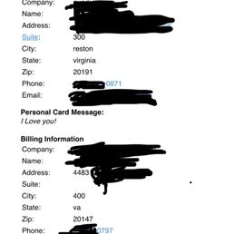 Clearly two different phone numbers but Jamie decided to call my girlfriend when there was an issue with the order and not me.
