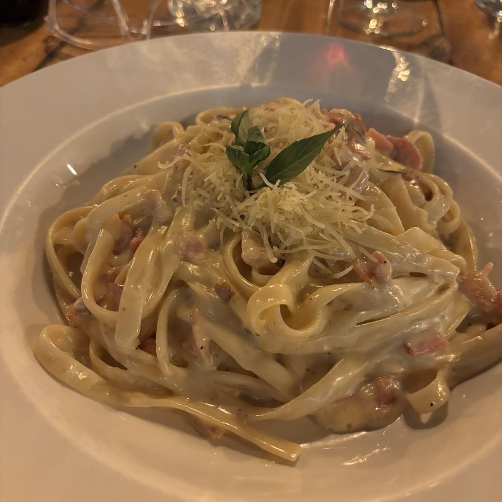 La Traviata - Pasta carbonara - Italian Near Me - Puerto Vallarta, JAL La Traviata - Pasta carbonara - Italian Near Me - Puerto Vallarta, JAL