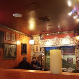 This is a unique restaurant with a French cafe style.