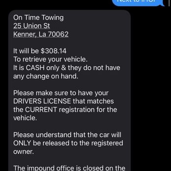On Time Towing - Roadside Assistance Near Me - Kenner, Louisiana