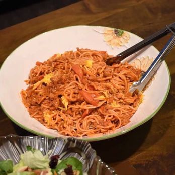 Joy Bakery - a bowl of noodles and a salad - Bakeries Near Me - Carson, California
