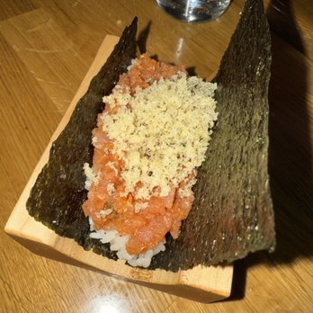 Yonsei Handrolls - Salmon hand-roll - Japanese Near Me - Oakland, California Yonsei Handrolls - Salmon hand-roll - Japanese Near Me - Oakland, California