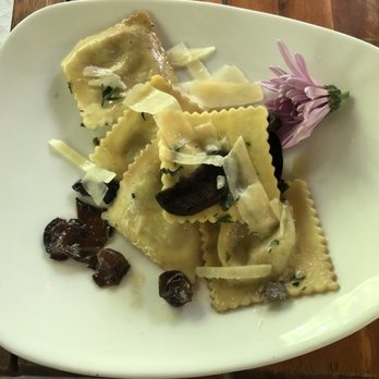 Tree Tops Restaurant - Wild Mushroom Ravioli - New American Near Me - Acme, Pennsylvania