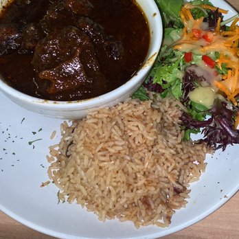 Konoko Restaurant - Oxtail, rice and peas, salad - Caribbean Near Me - White Marsh, Maryland Konoko Restaurant - Oxtail, rice and peas, salad - Caribbean Near Me - White Marsh, Maryland