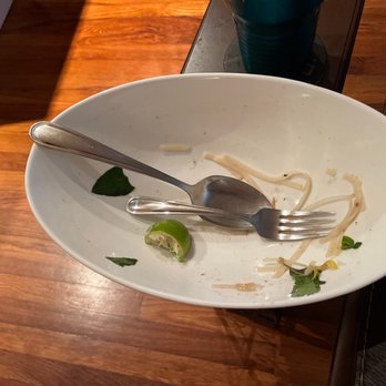 Pho Saigon - And that's what is always left of the Pho !! :). - Vietnamese Near Me - Daytona Beach, Florida