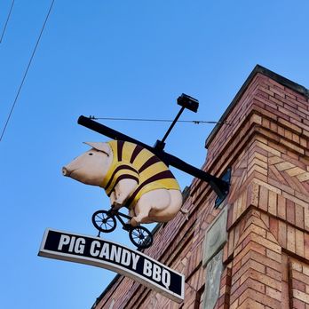 Pig Candy BBQ - a pig in a bee costume - Barbeque Near Me - Cincinnati, Ohio