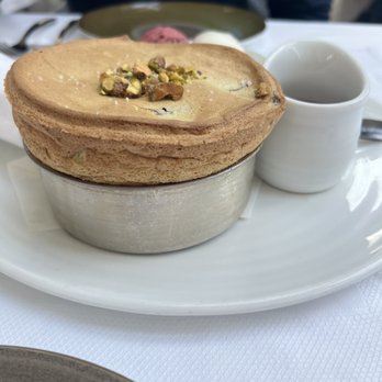 Spago - Chocolate chip pistachio soufflé - New American Near Me - Beverly Hills, California