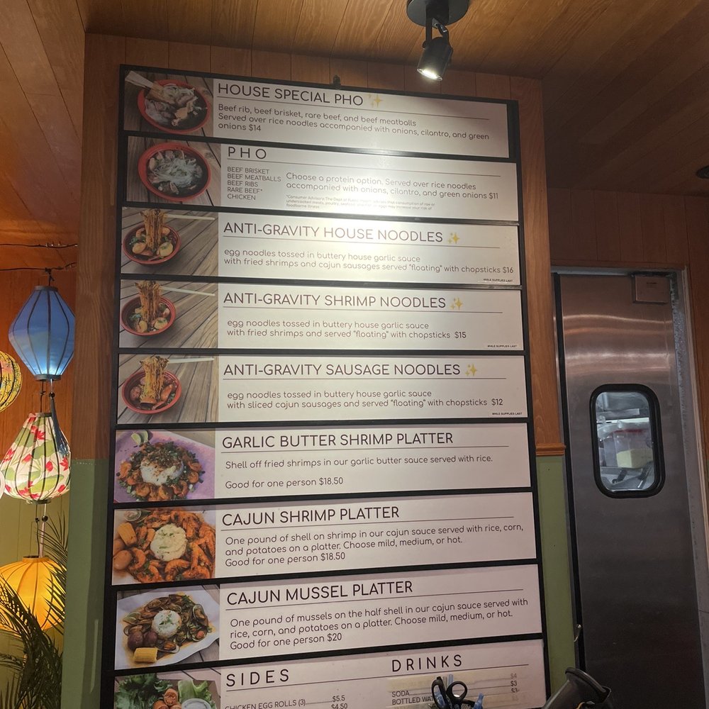 206 BCE - Menu-2022 - Noodles Near Me - Anaheim, California