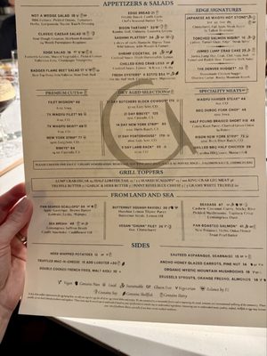 Menu photo 1 EDGE Restaurant and Bar Denver, CO Menu photo 1 EDGE Restaurant and Bar Denver, CO