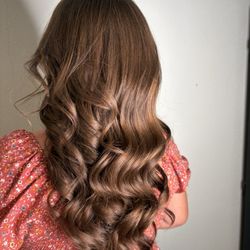 Aqua Hair Salon - Long layers with framed face