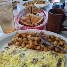 Omelette bacon and cheese Omelette bacon and cheese