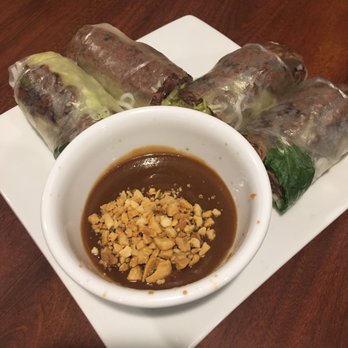 Viet-Thai - 1. Fresh Spring Roll (grilled beef) - Vietnamese Near Me - Lowell, Massachusetts Viet-Thai - 1. Fresh Spring Roll (grilled beef) - Vietnamese Near Me - Lowell, Massachusetts