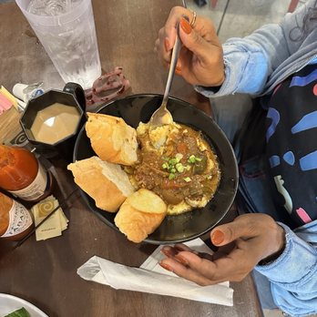Two Chicks Café - CBD - Shrimp and Grits ! - Breakfast & Brunch Near Me - New Orleans, Louisiana