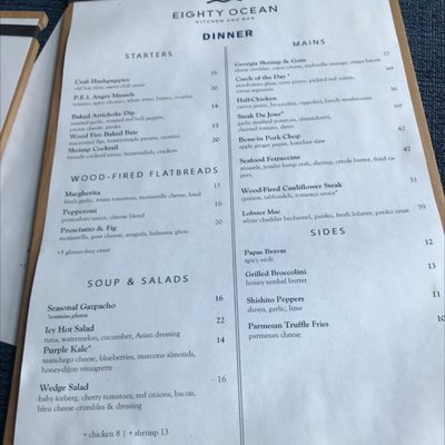 Menu photo 8 Eighty Ocean Kitchen and Bar Jekyll Island, GA
