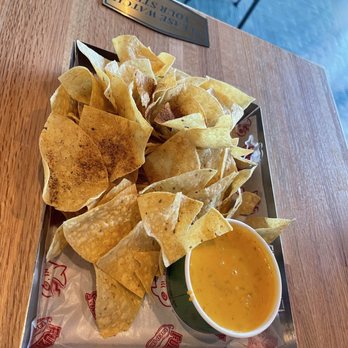 Fuzzy's Tacos & Margs - HH queso with chips - Tacos Near Me - Sugar Land, Texas