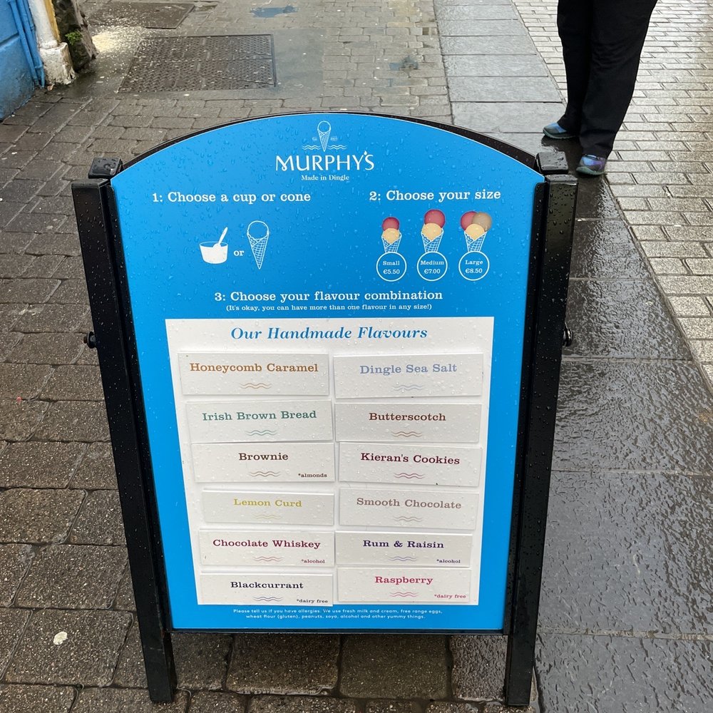 Murphy's - Menu of flavors - Ice Cream & Frozen Yogurt Near Me - Galway, G Murphy's - Menu of flavors - Ice Cream & Frozen Yogurt Near Me - Galway, G