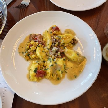 Le Rock - Agnolotti corn chanterelles - French Near Me - New York, New York